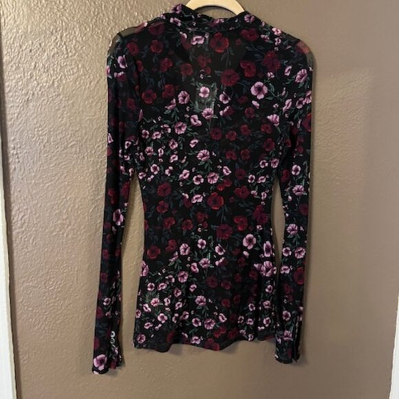 Free People Floral Lucky Mesh Shirtee - Picture 4 of 5